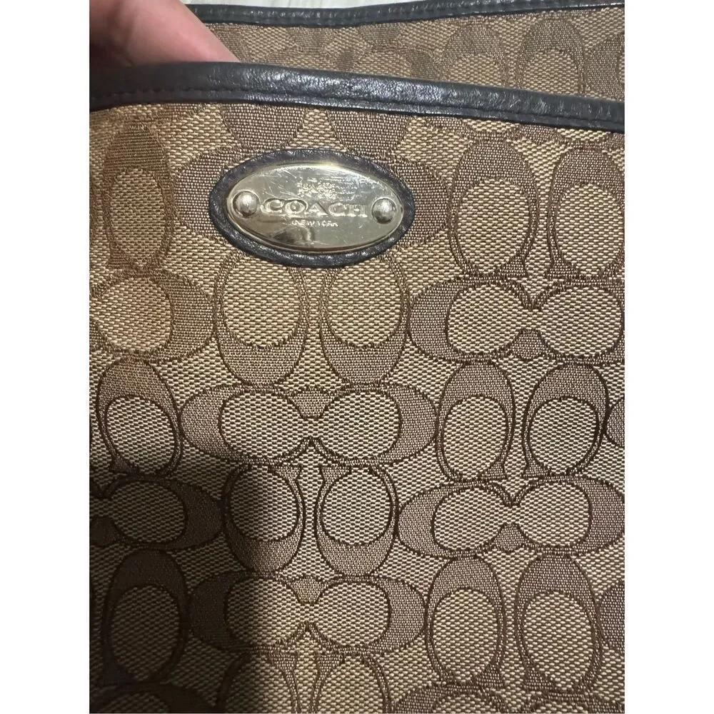 Coach signature crossbody